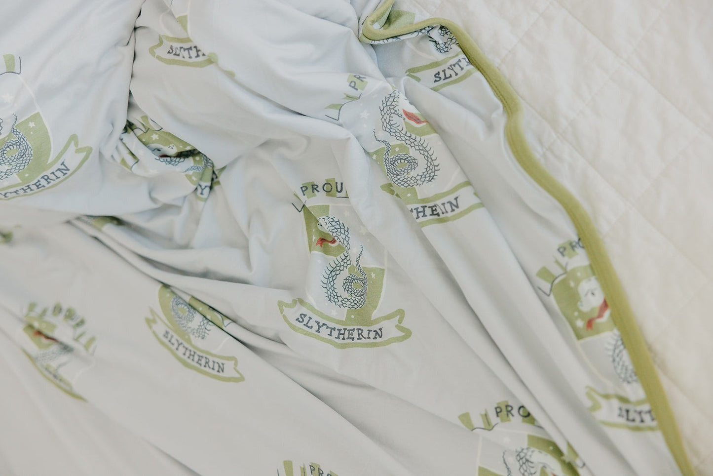 Three-Layer Jumbo Quilt - Slytherin