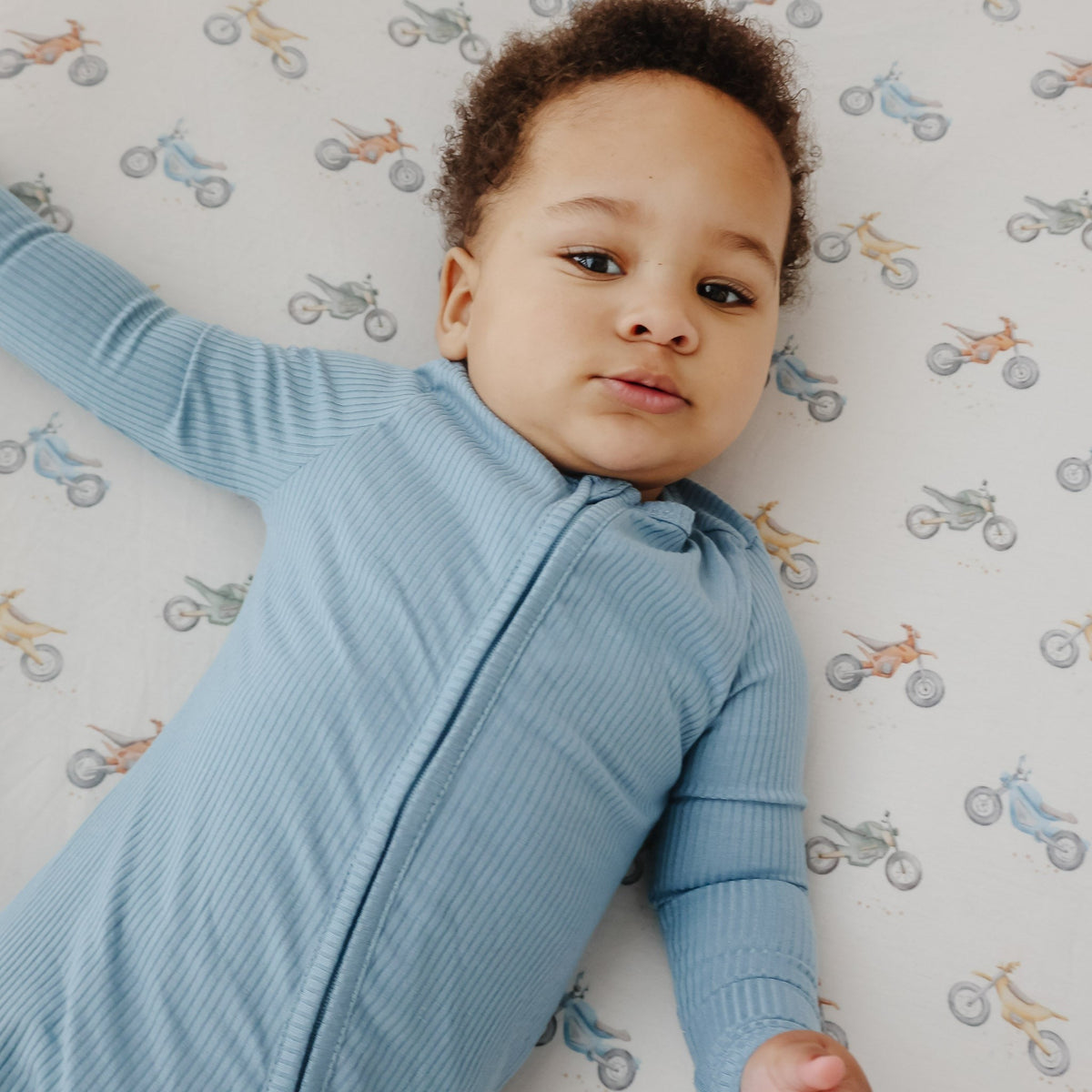 Premium Knit Fitted Crib Sheet - Ryder