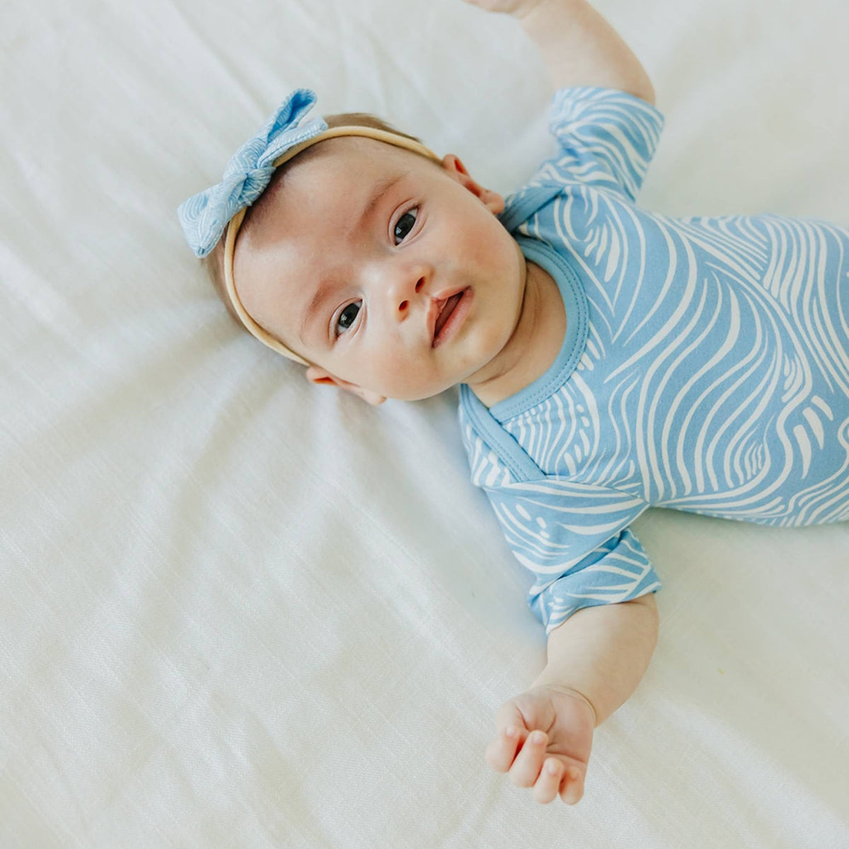 Classic Baby Bow - Surf