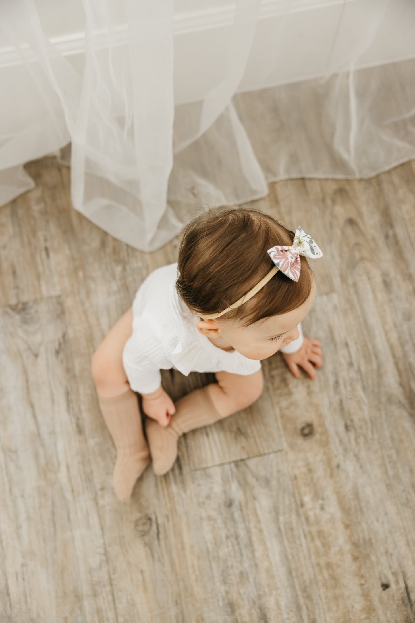 Bowtie Baby Bow - Olive