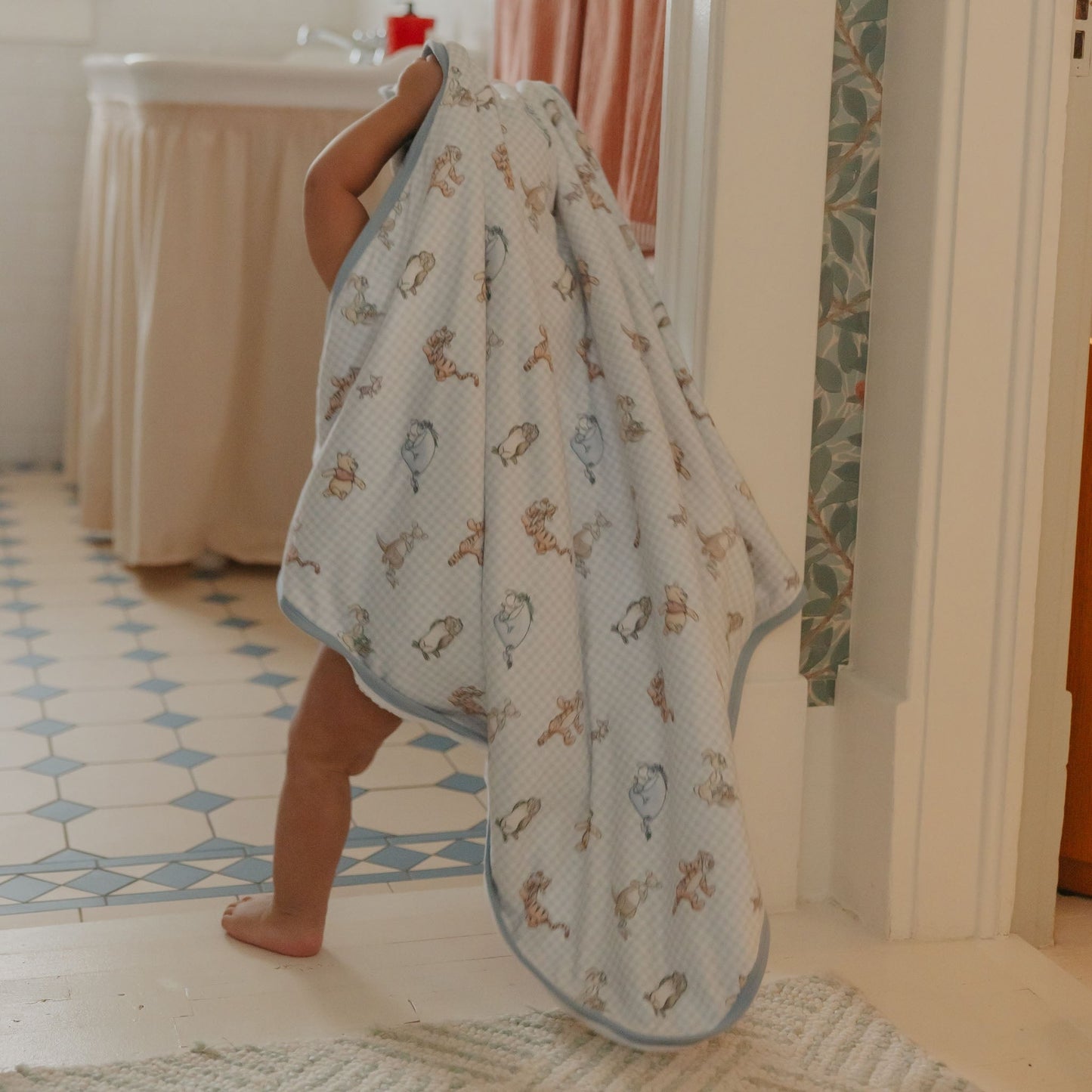 Premium Baby Knit Hooded Towel - Winnie the Pooh and Friends