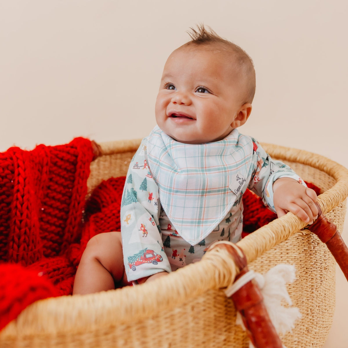 4 Pack Baby Bandana Bibs - Nicholas