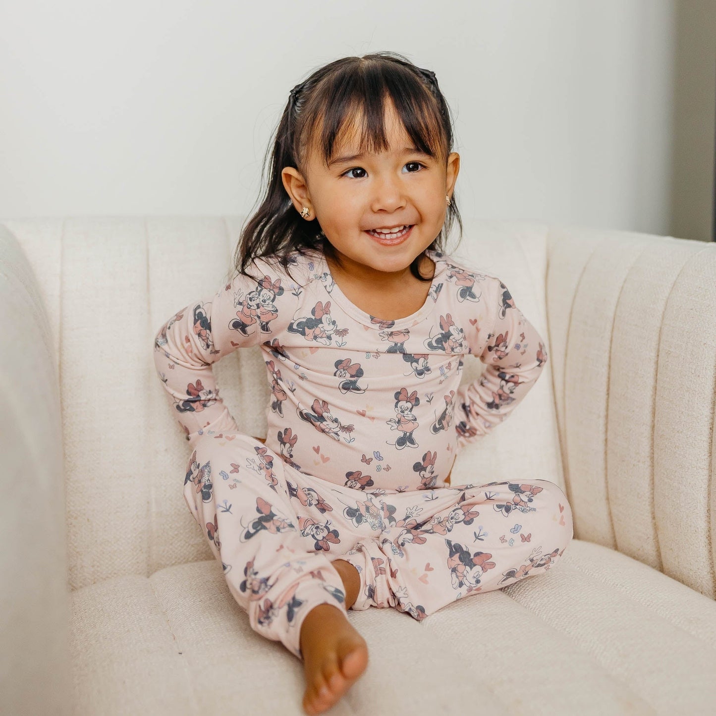 2pc Long Sleeve Pajama Set - Minnie Mouse