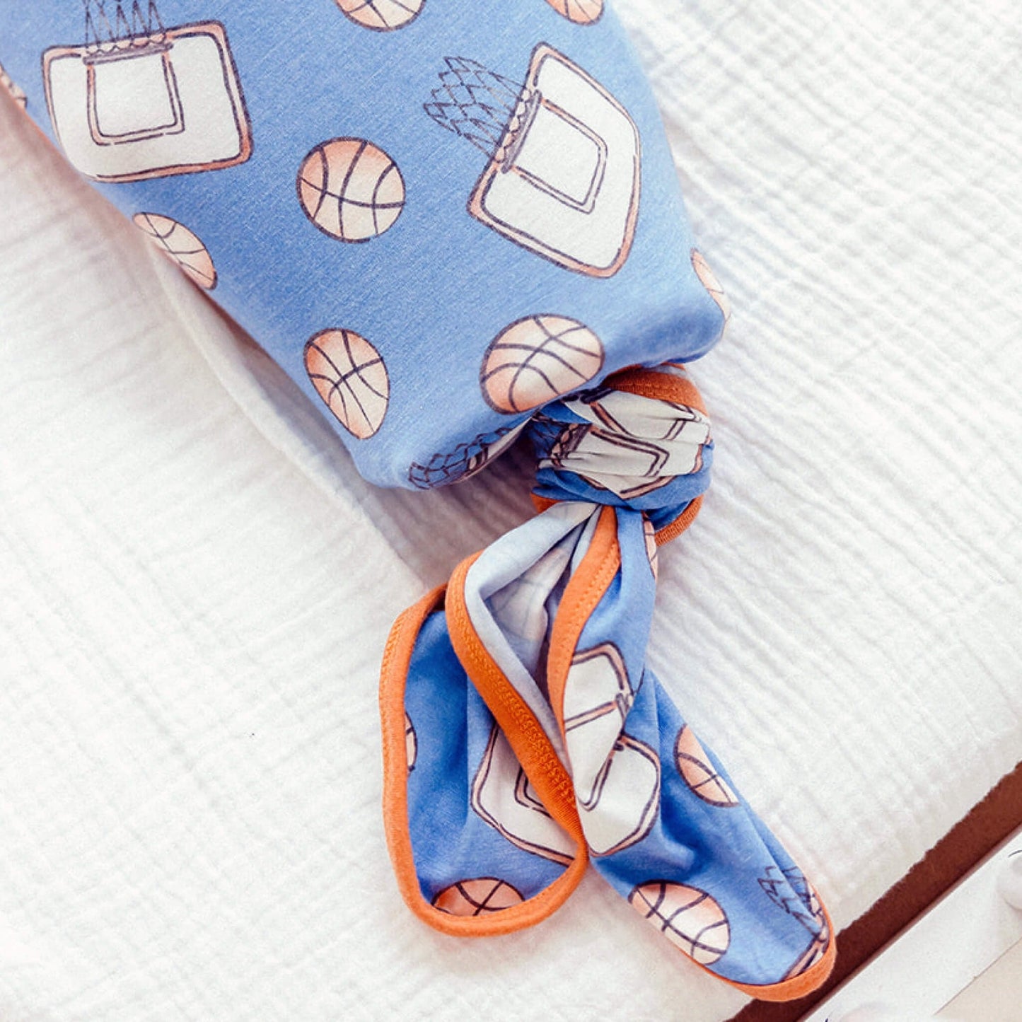 Newborn Knotted Gown - Dunk