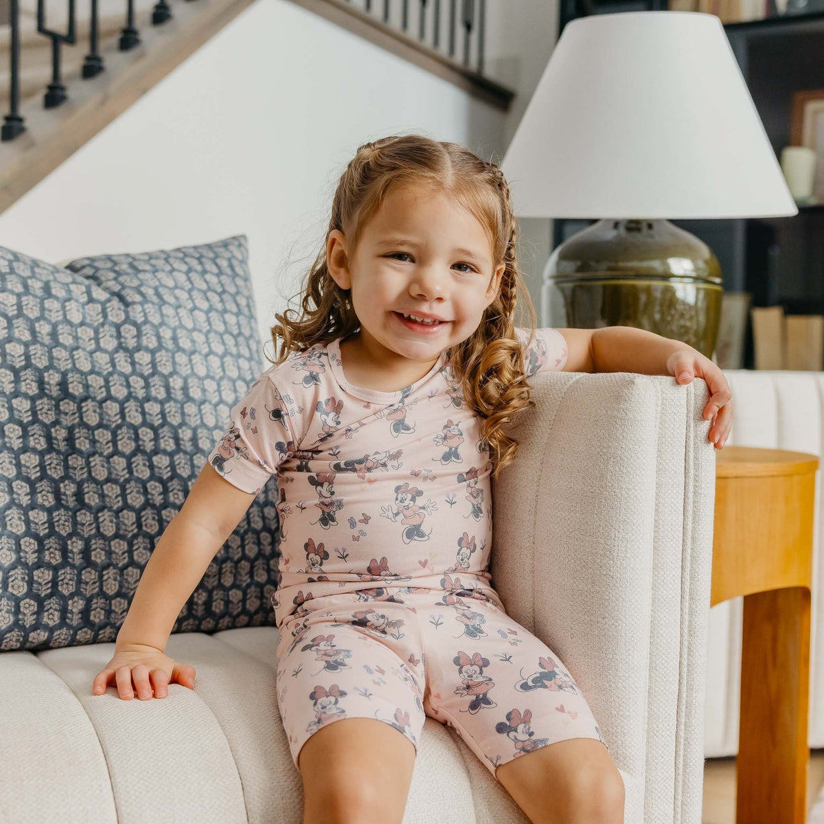 2pc Short Sleeve Pajama Set - Minnie Mouse