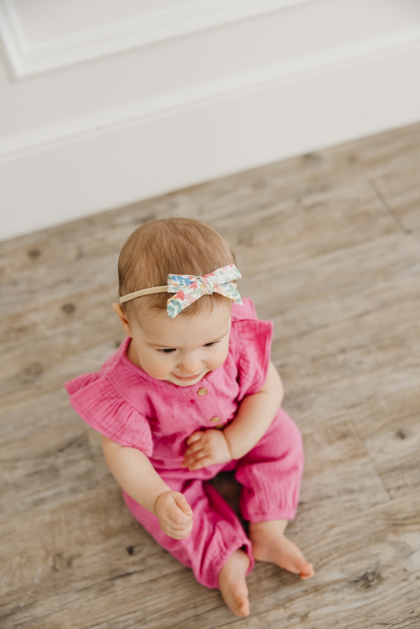 Ribbon Baby Bow - Lark