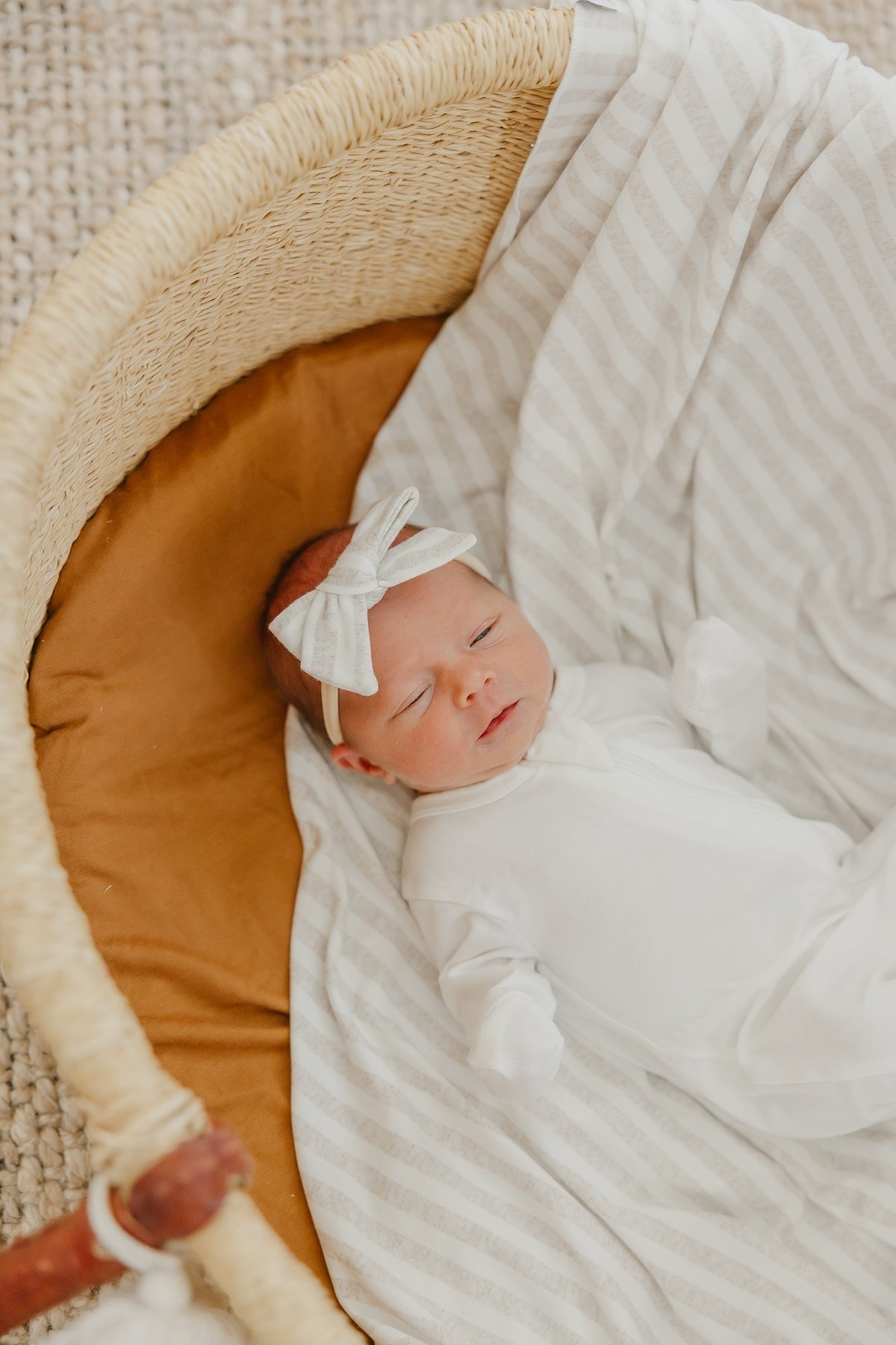 Classic Baby Bow - Coastal