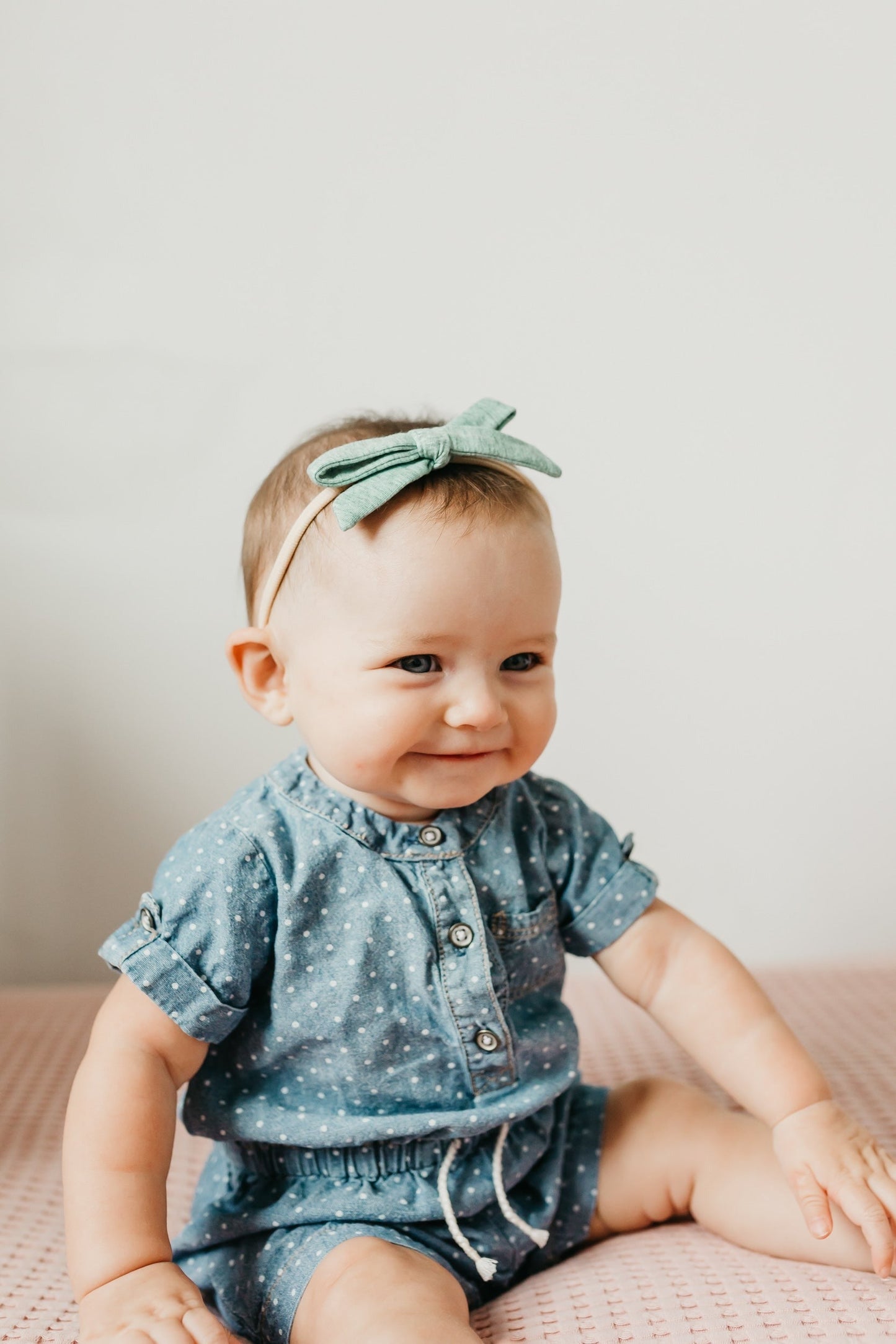 Ribbon Baby Bow - Emerson
