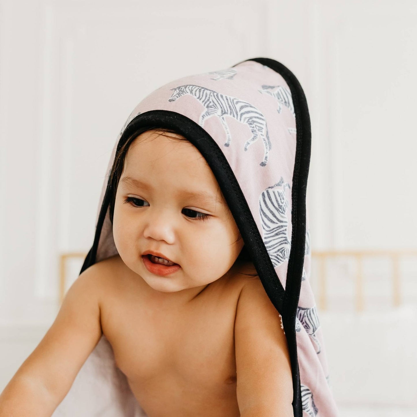 Premium Baby Knit Hooded Towel - Zella