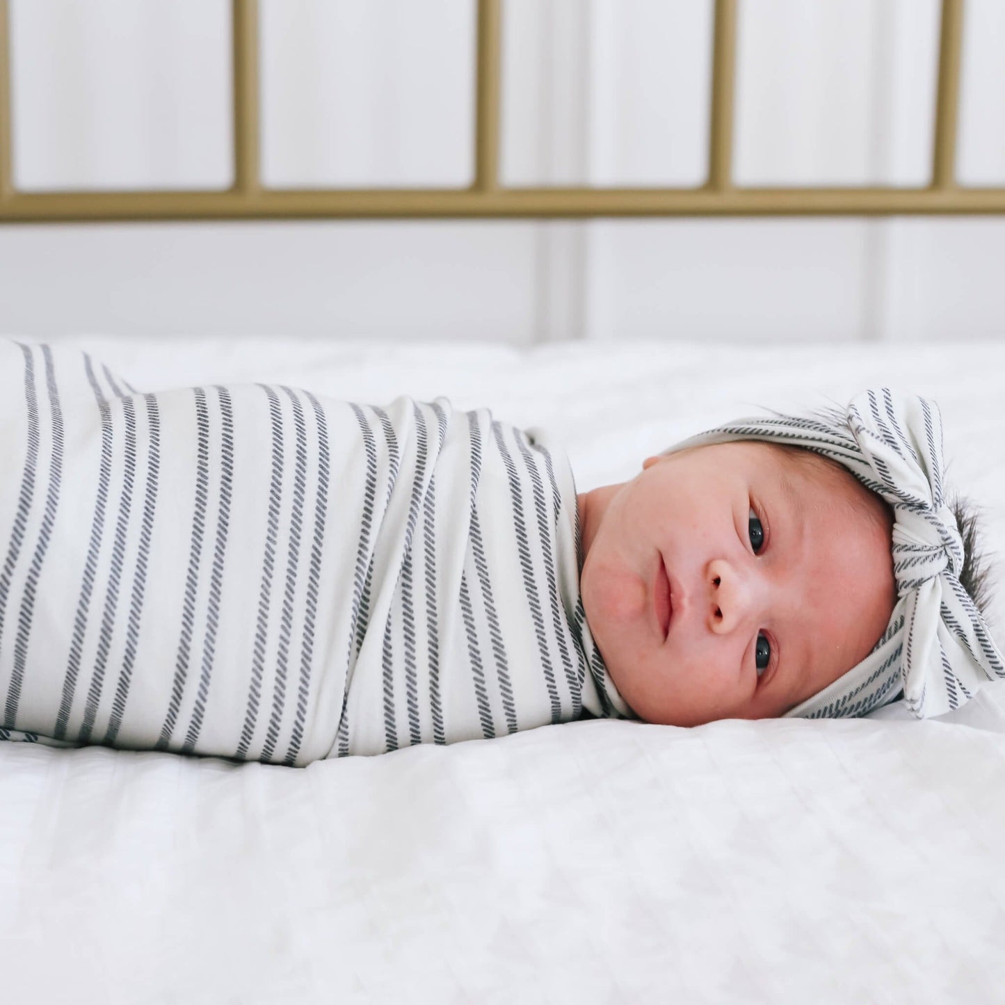 Knit Swaddle Blanket - Midtown