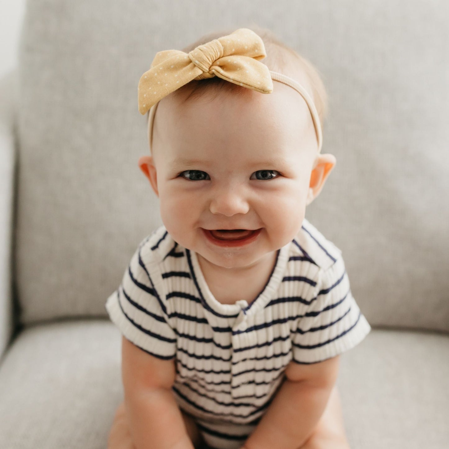 Classic Baby Bow - Marigold