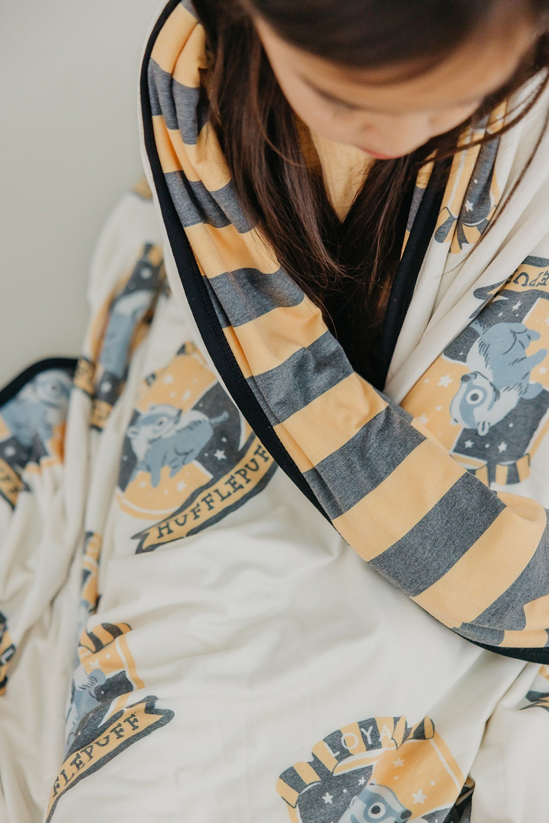 Three-Layer Jumbo Quilt - Hufflepuff