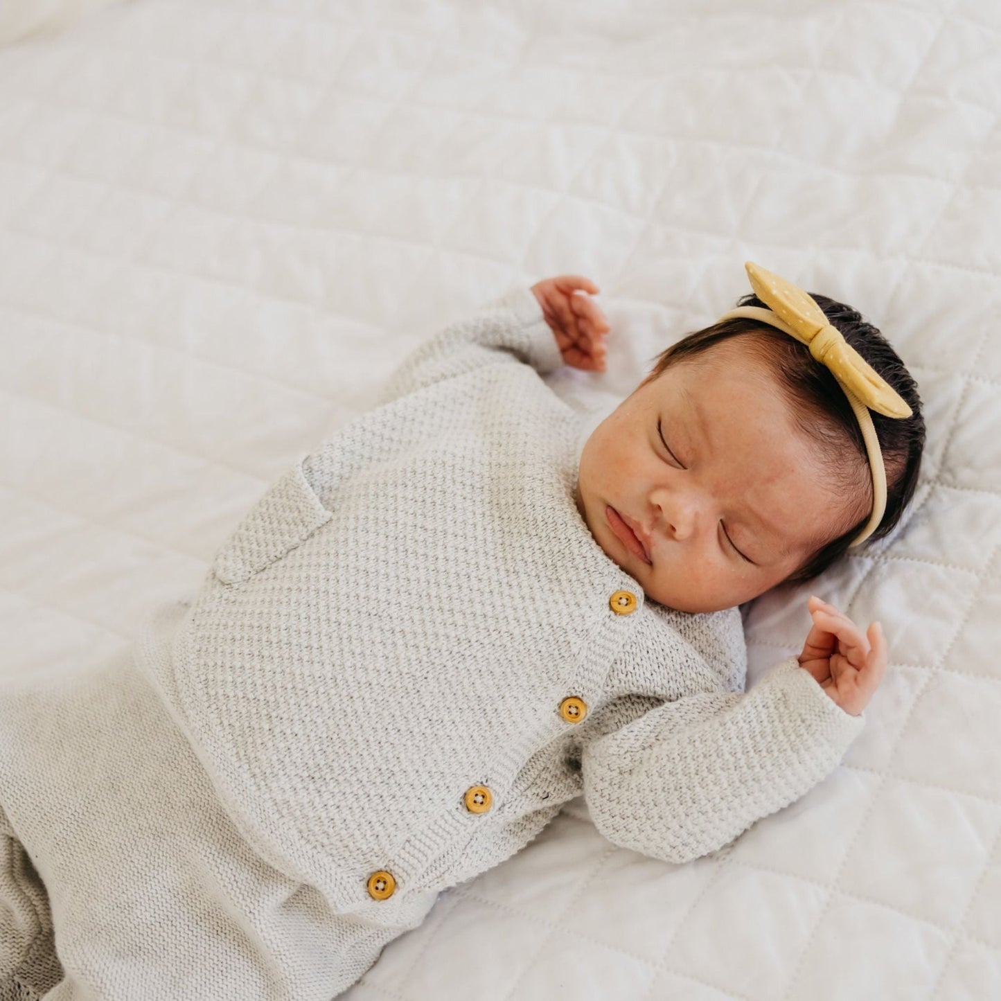 Bowtie Baby Bow - Marigold