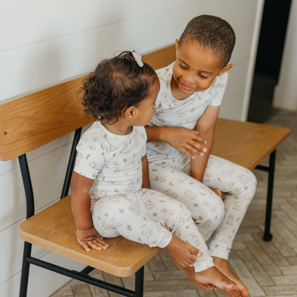 2pc Short Sleeve with Pants Pajama Set - Dylan