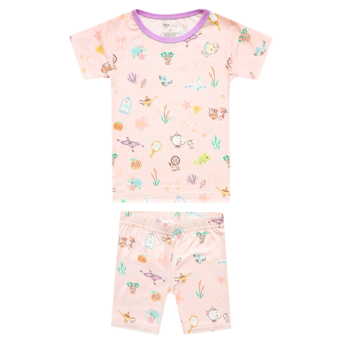 2pc Short Sleeve Pajama Set - Enchanted Friends