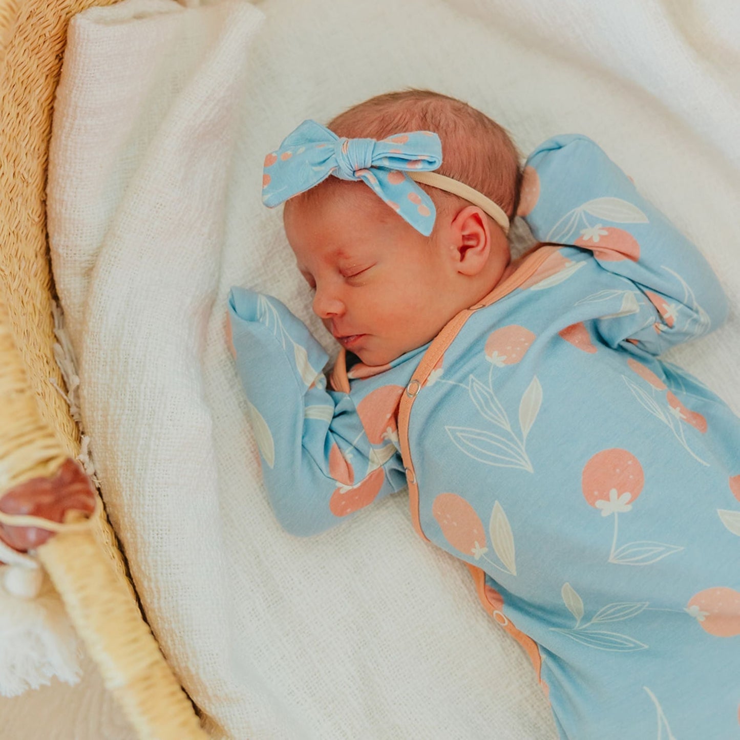Classic Baby Bow - Clementine