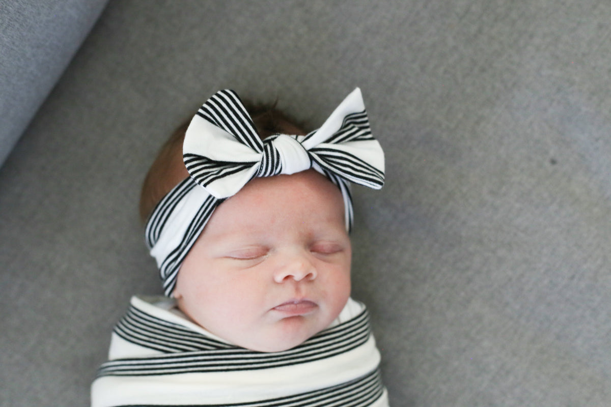 Knit Headband Bow - Tribe