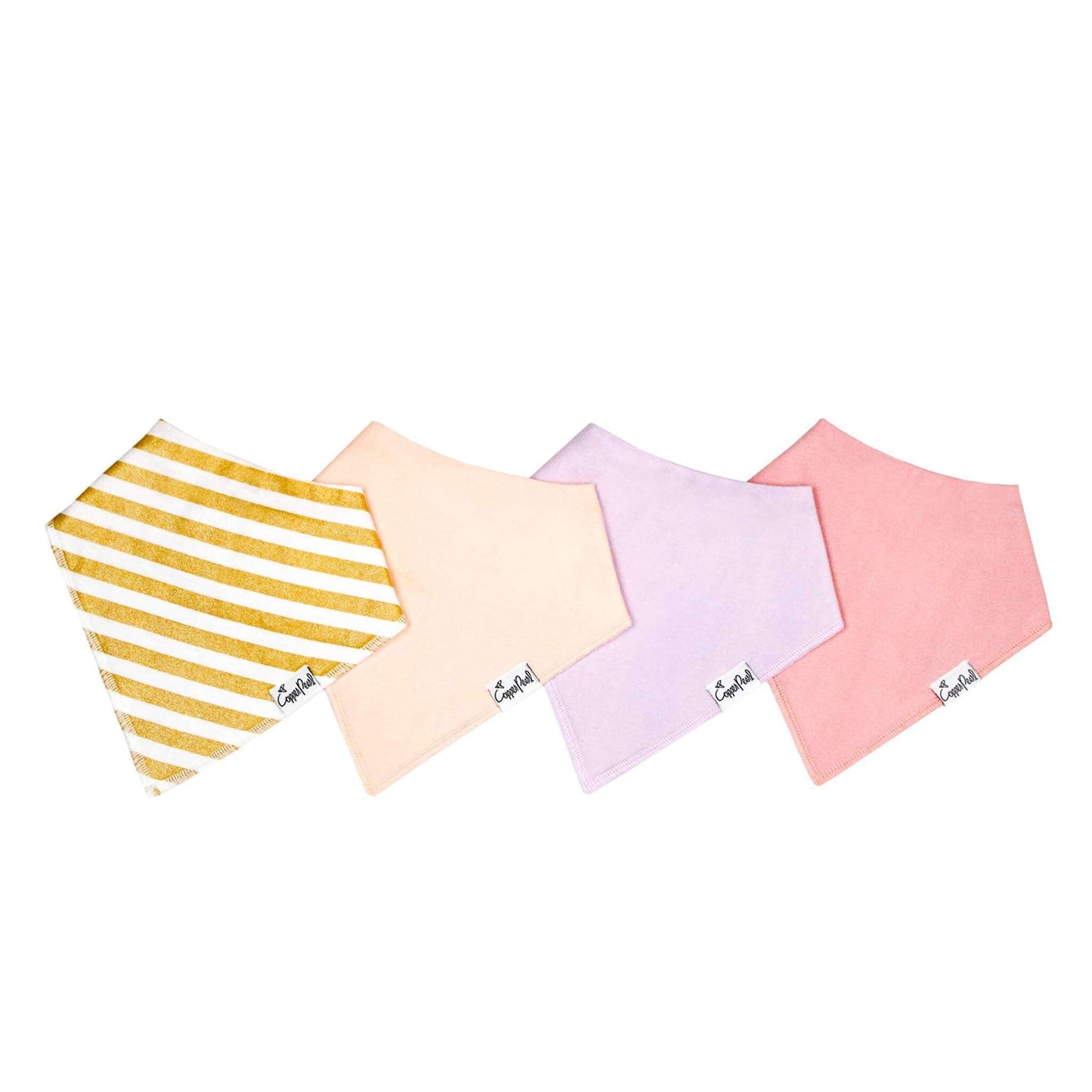 4 Pack Baby Bandana Bibs - Sweetheart