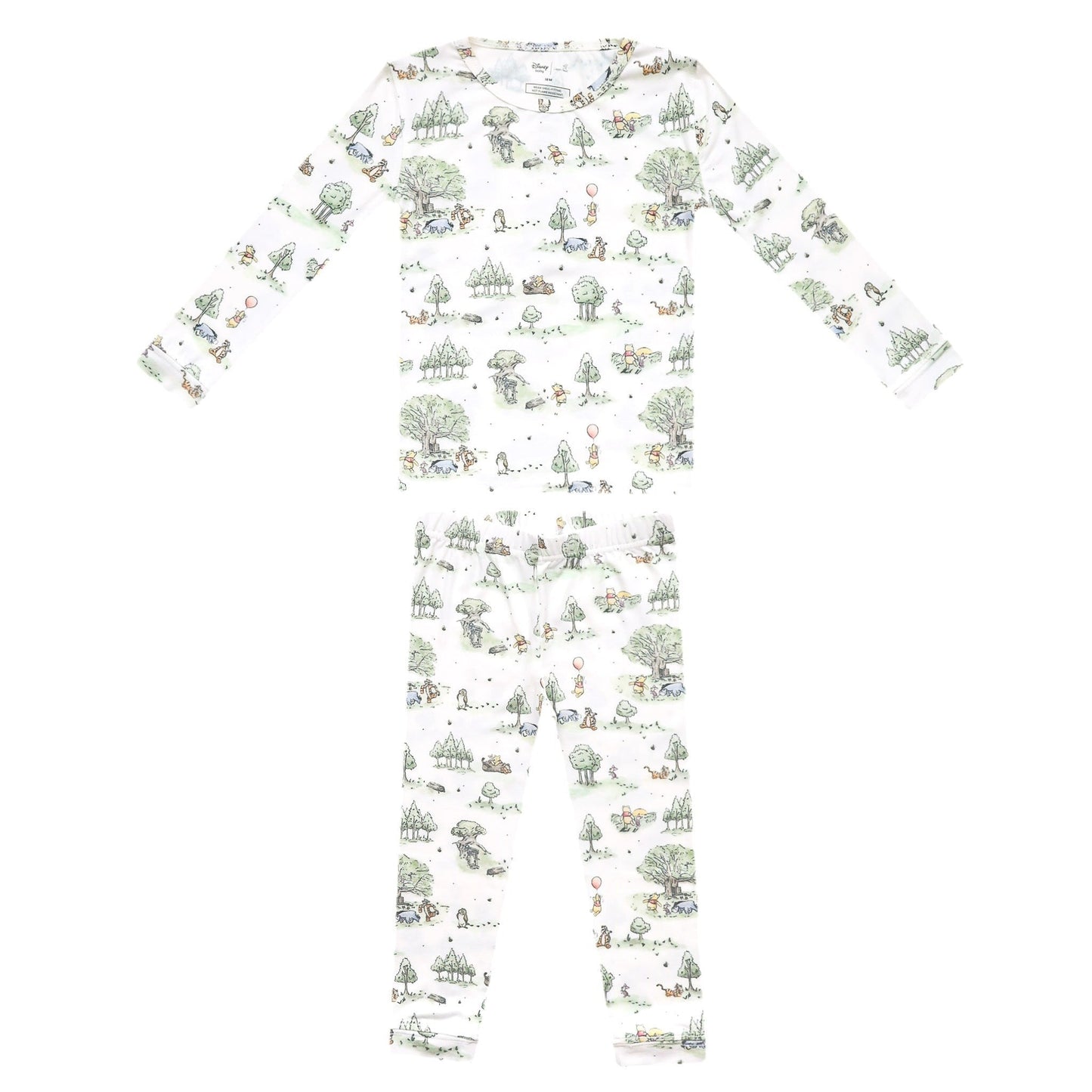 2pc Long Sleeve Pajama Set - Hundred Acre Wood