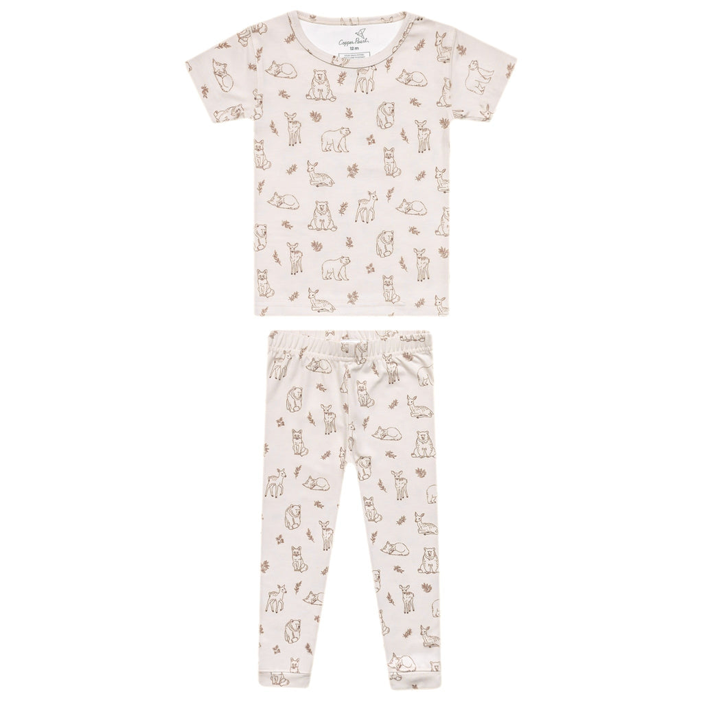 2pc Short Sleeve with Pants Pajama Set - Dylan