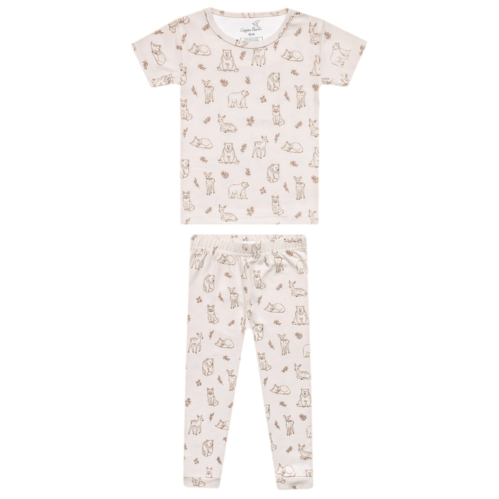 2pc Short Sleeve with Pants Pajama Set - Dylan