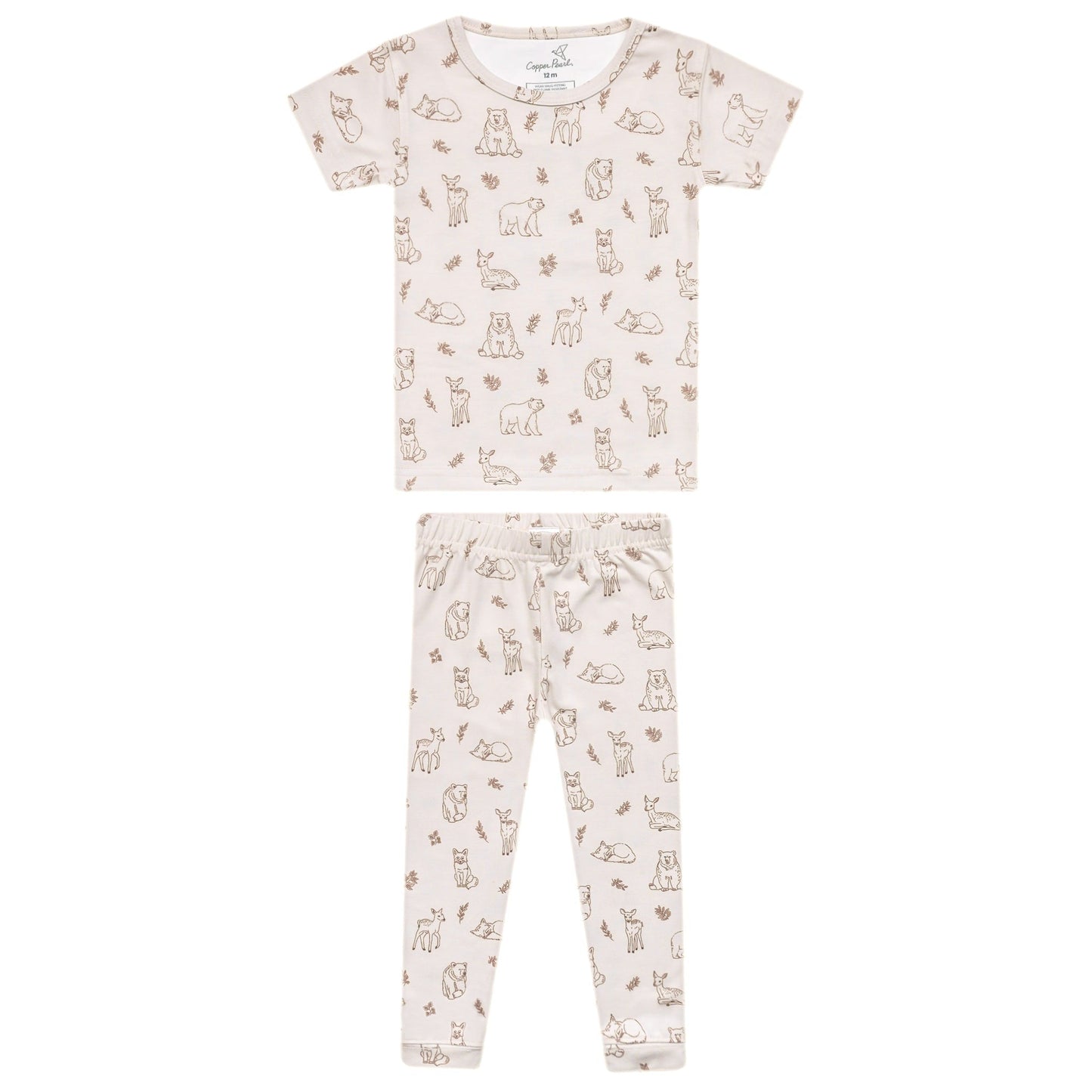 2pc Short Sleeve with Pants Pajama Set - Dylan