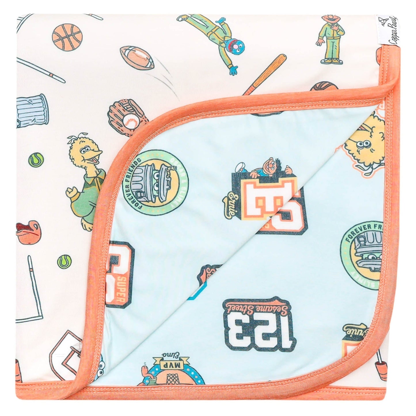 Three-Layer Quilt - Sesame Street Varsity Friends