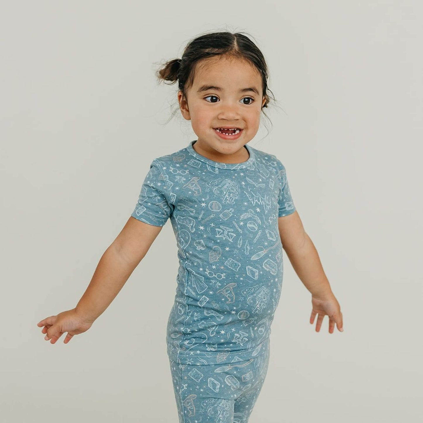 2pc Short Sleeve Pajama Set - Hogwarts