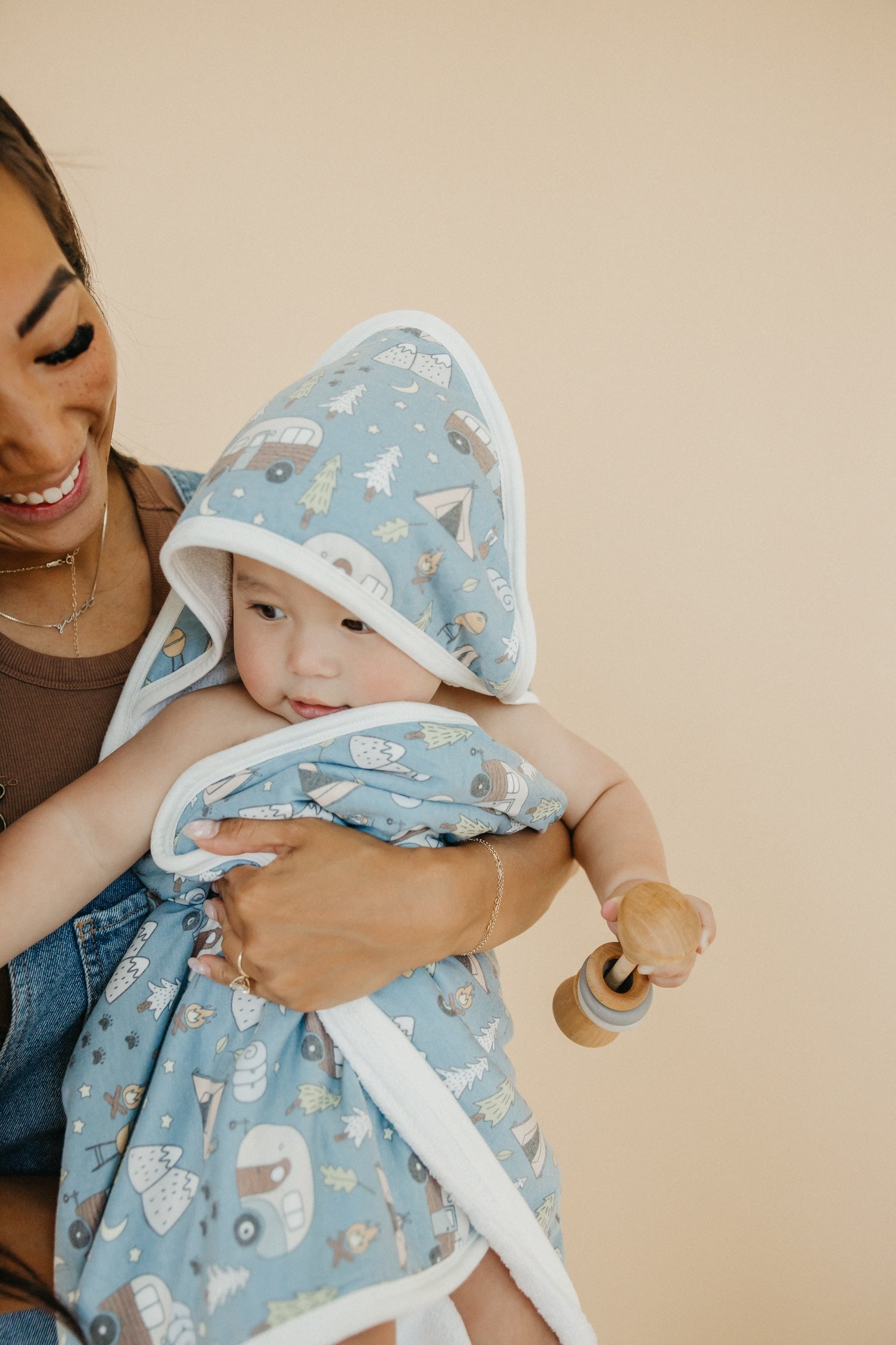 Premium Baby Knit Hooded Towel - Bridger