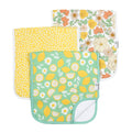 3 Pack Premium Burp Cloths - Lemon