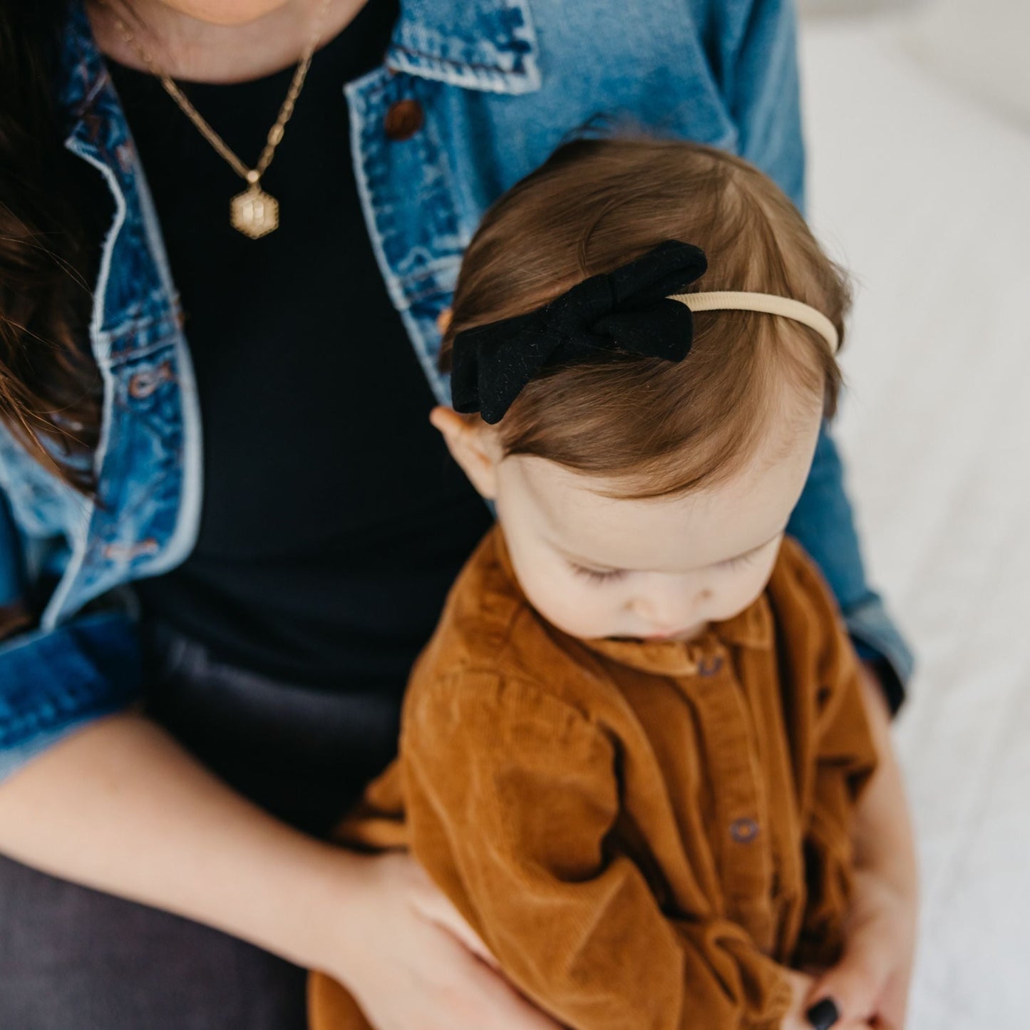 Classic Baby Bow - Midnight