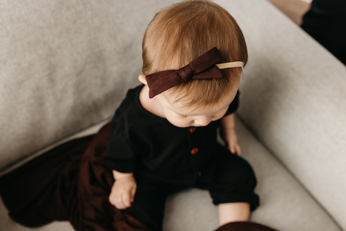 Ribbon Baby Bow - Moose