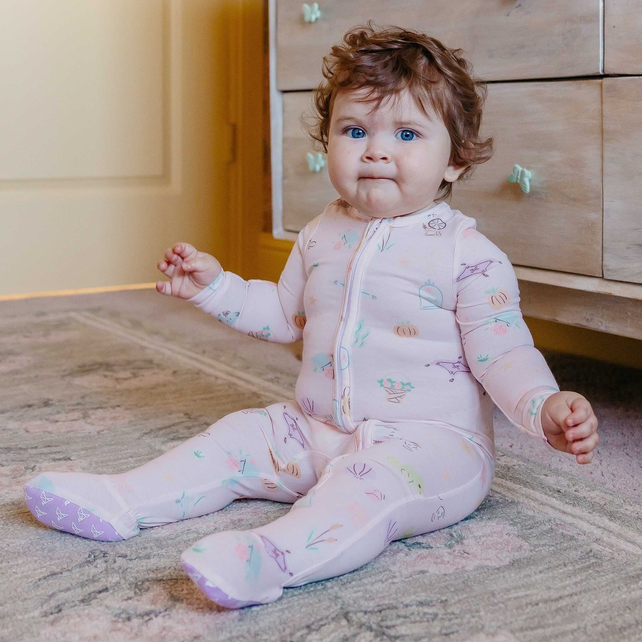 Zip-Up Footie Pajama - Enchanted Friends