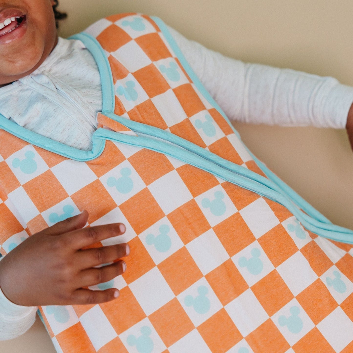 1.7 TOG Sleep Bag - Mickey Mouse Check