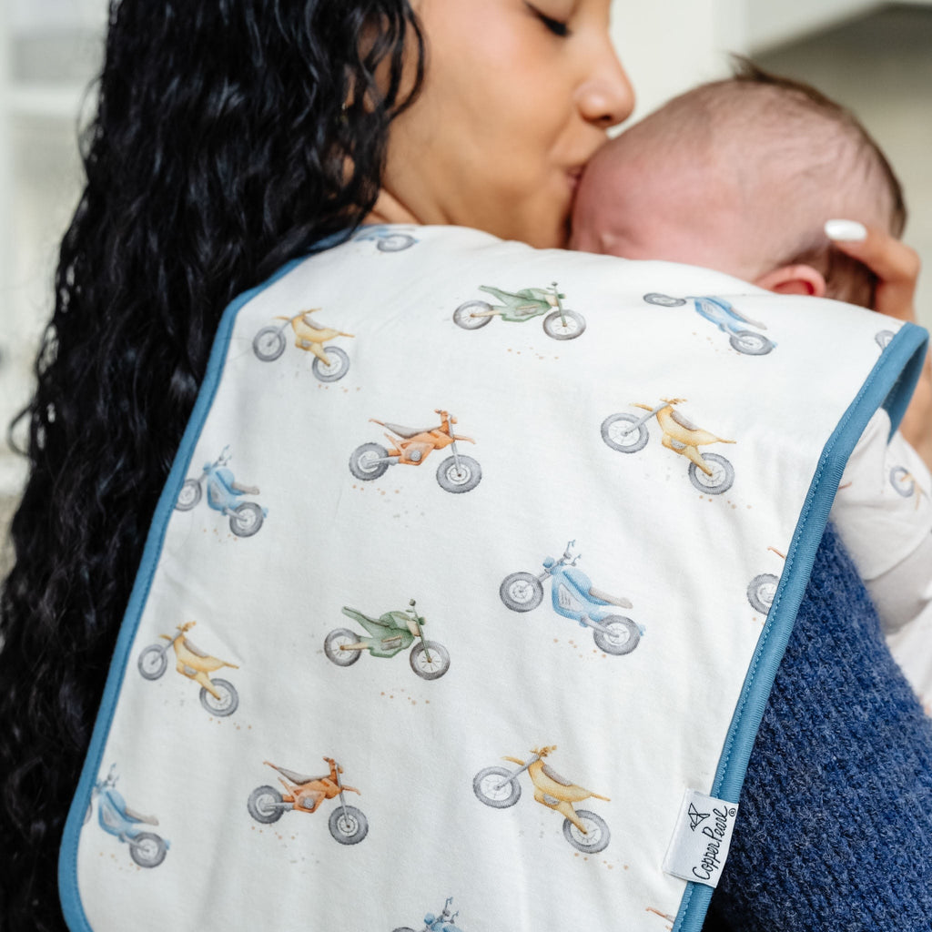 3 Pack Premium Burp Cloths - Ryder