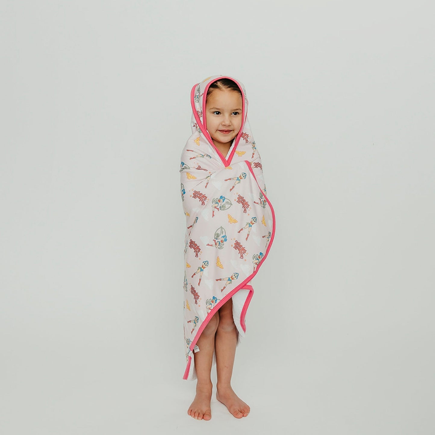 Premium Baby Knit Hooded Towel - Wonder Woman
