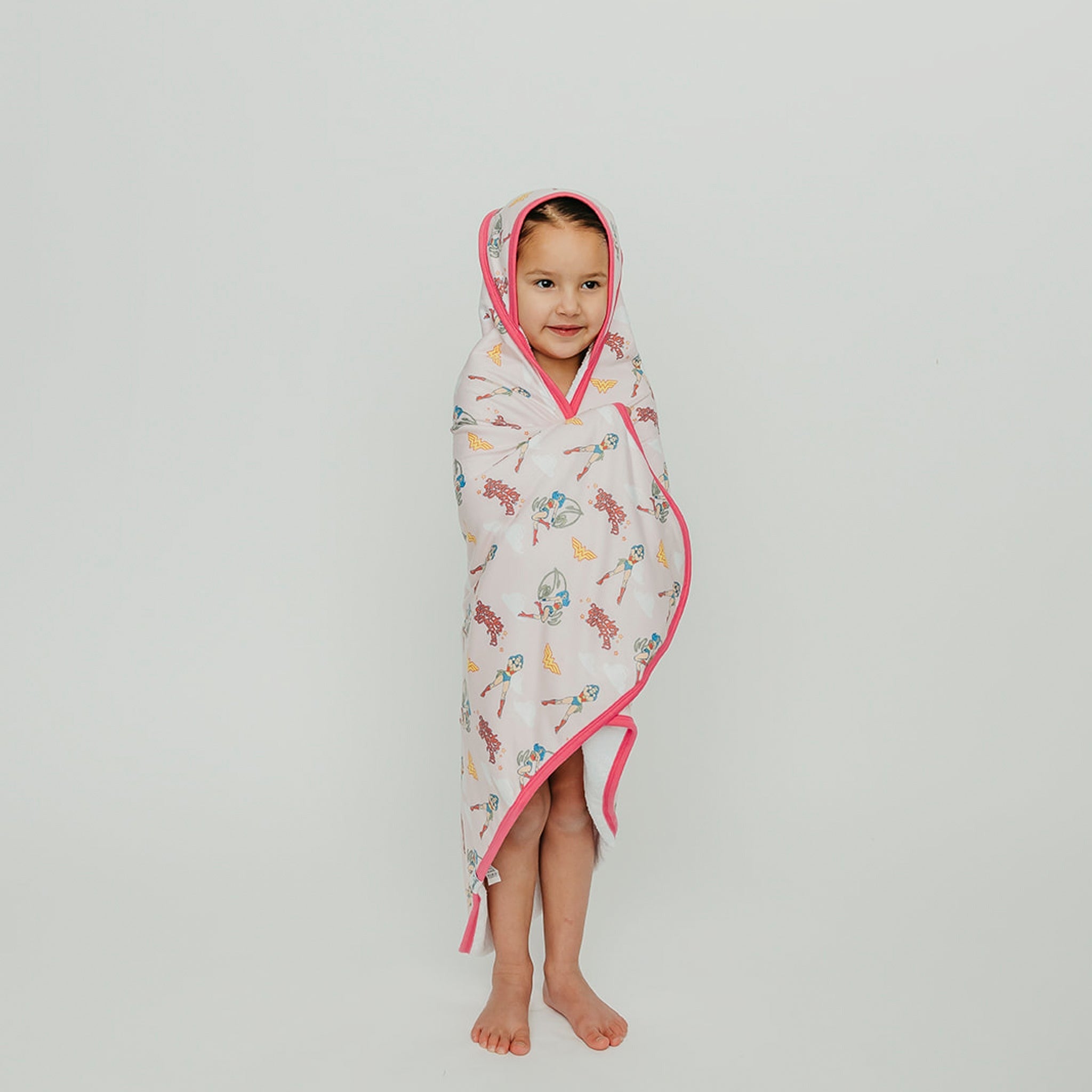Premium Baby Knit Hooded Towel - Wonder Woman