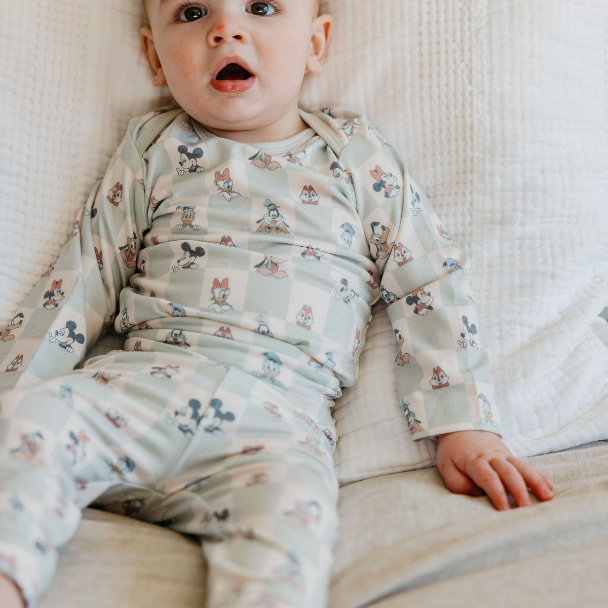 Long Sleeve Bodysuit - Mickey Mouse and Friends