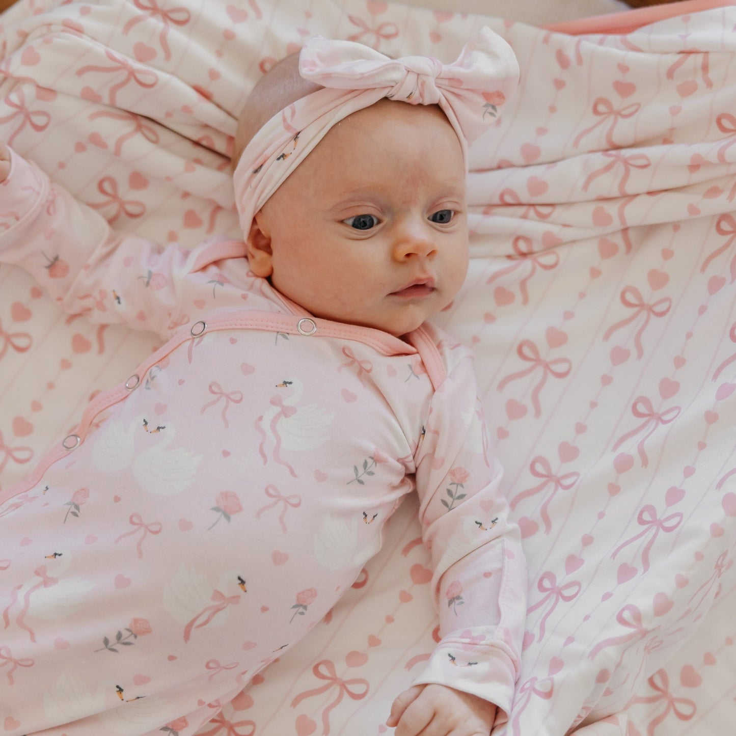 Newborn Knotted Gown - Adelia