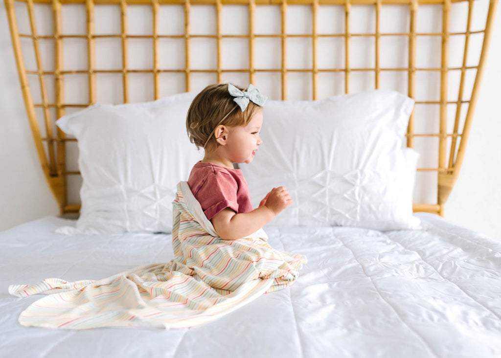 Knit Swaddle Blanket - Rainee