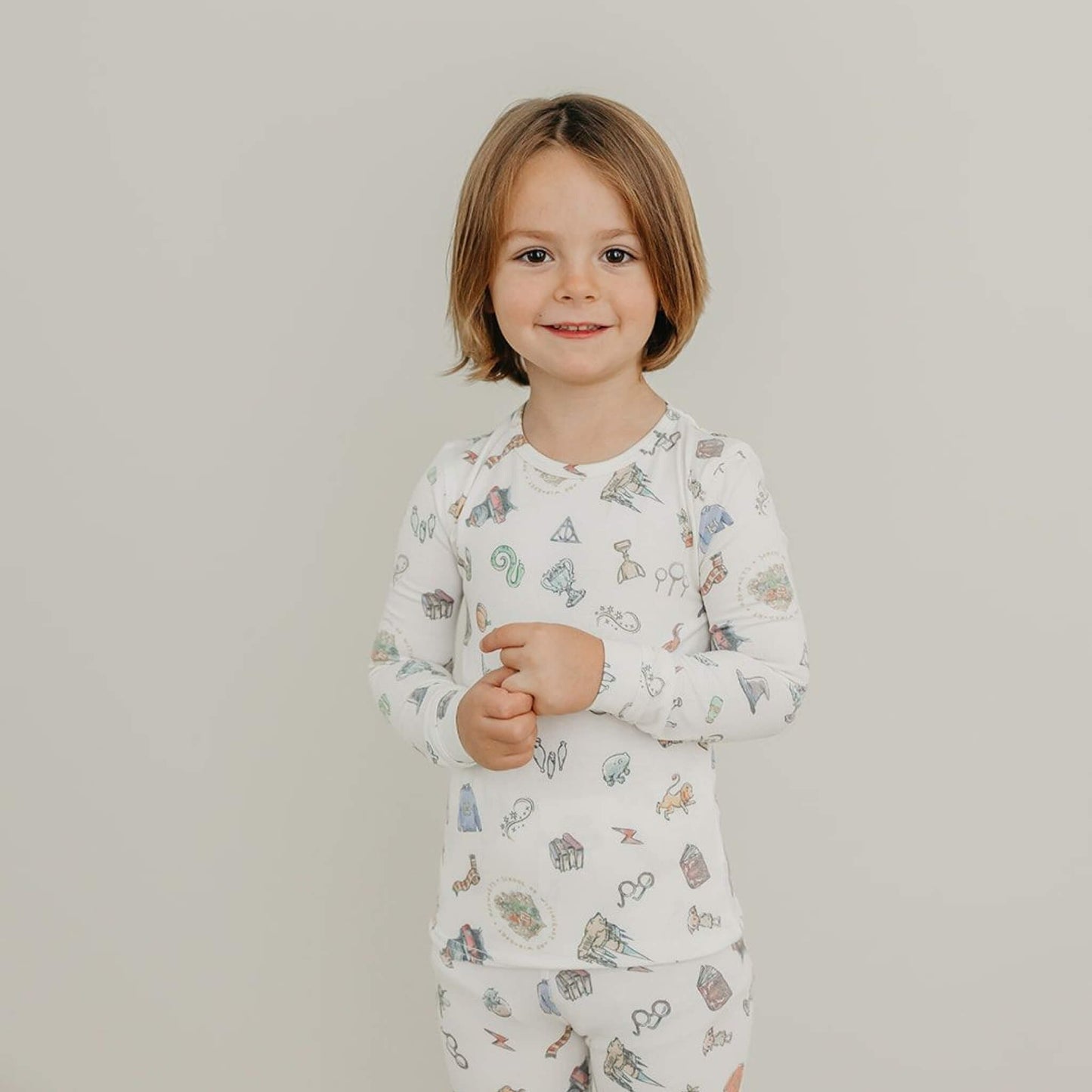 2pc Long Sleeve Pajama Set - Wizarding World