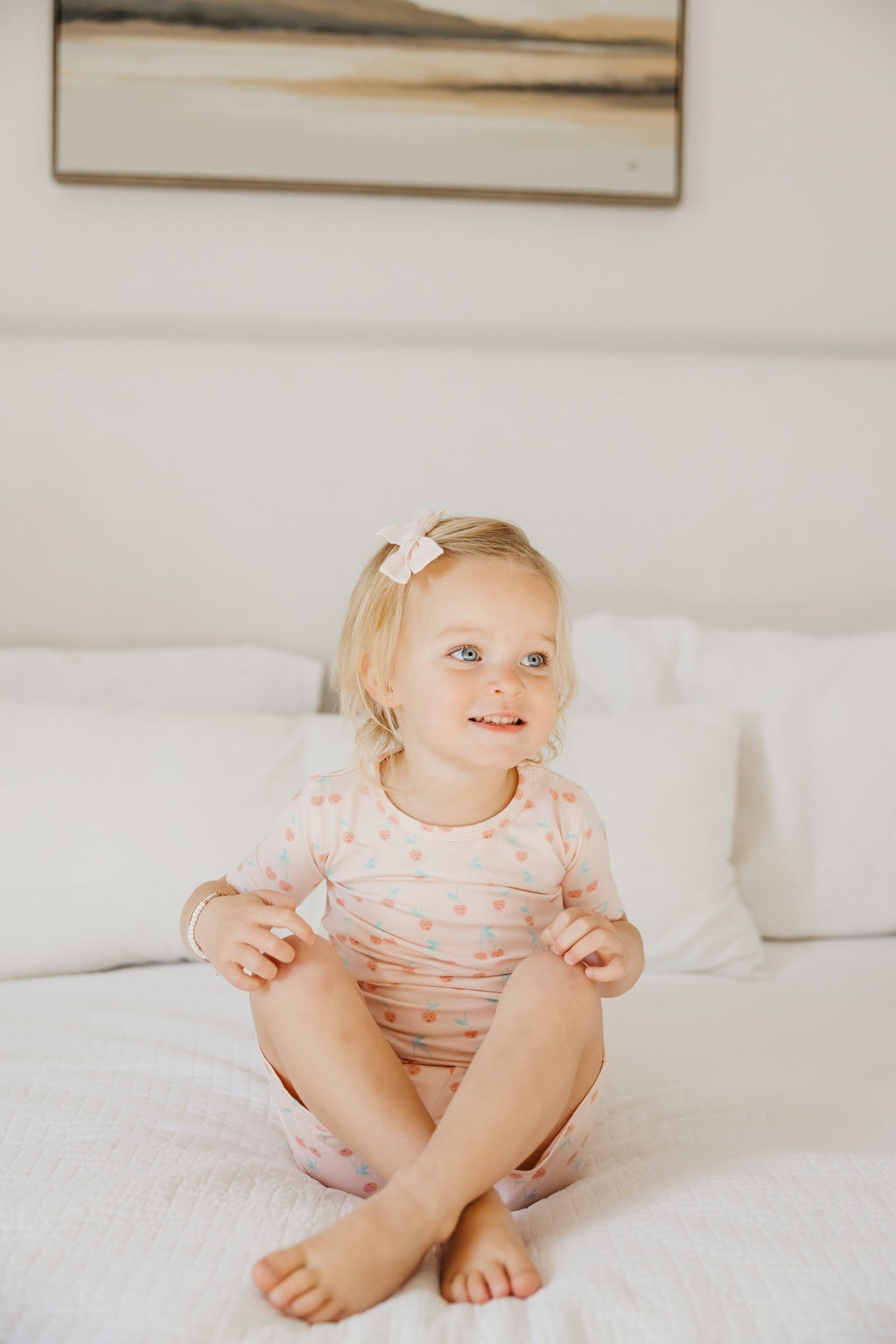 2pc Short Sleeve Pajama Set - Cheery