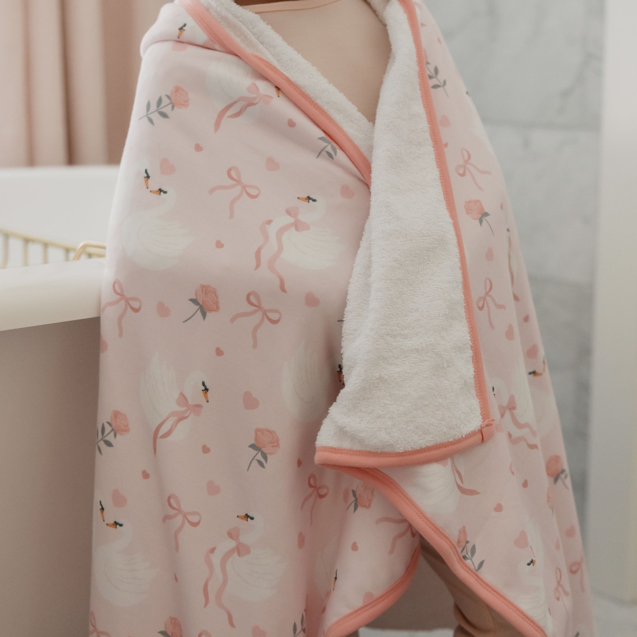 Premium Big Kid Hooded Towel - Adelia