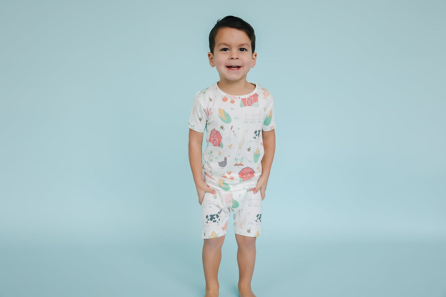 2pc Short Sleeve Pajama Set - Farmstead