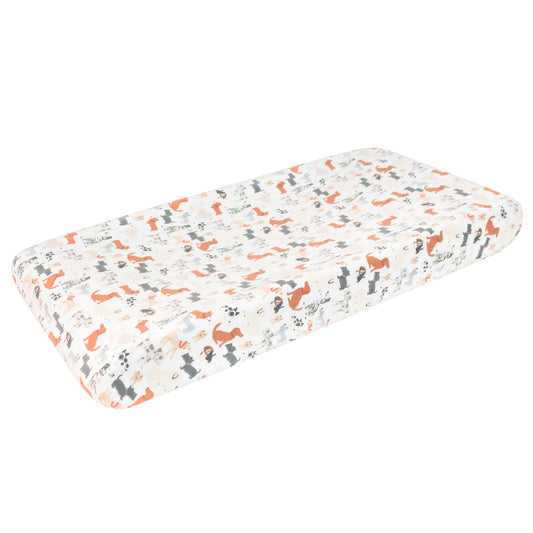 Premium Knit Diaper Changing Pad Cover - Rufus
