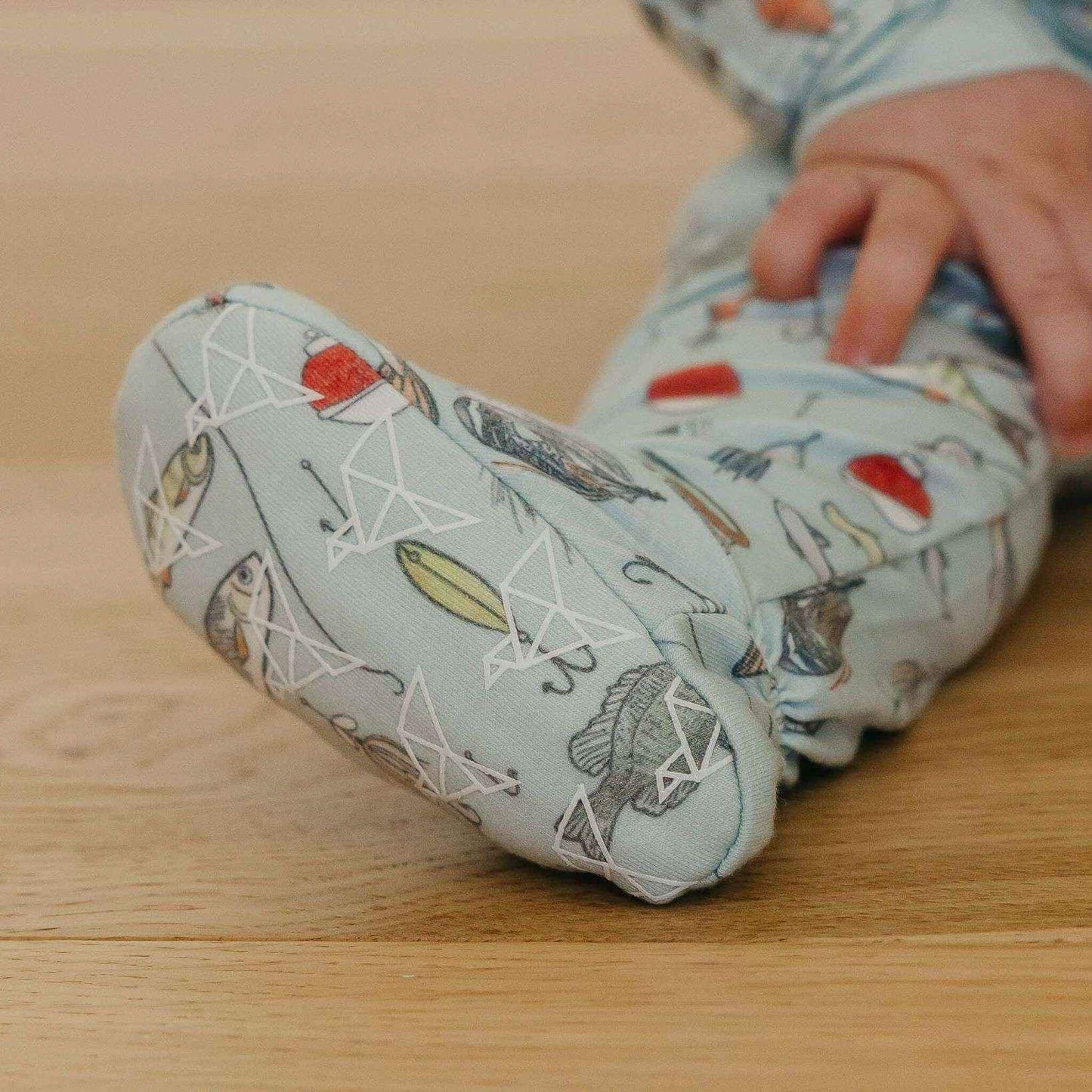 Zip-Up Footie Pajama - Trout