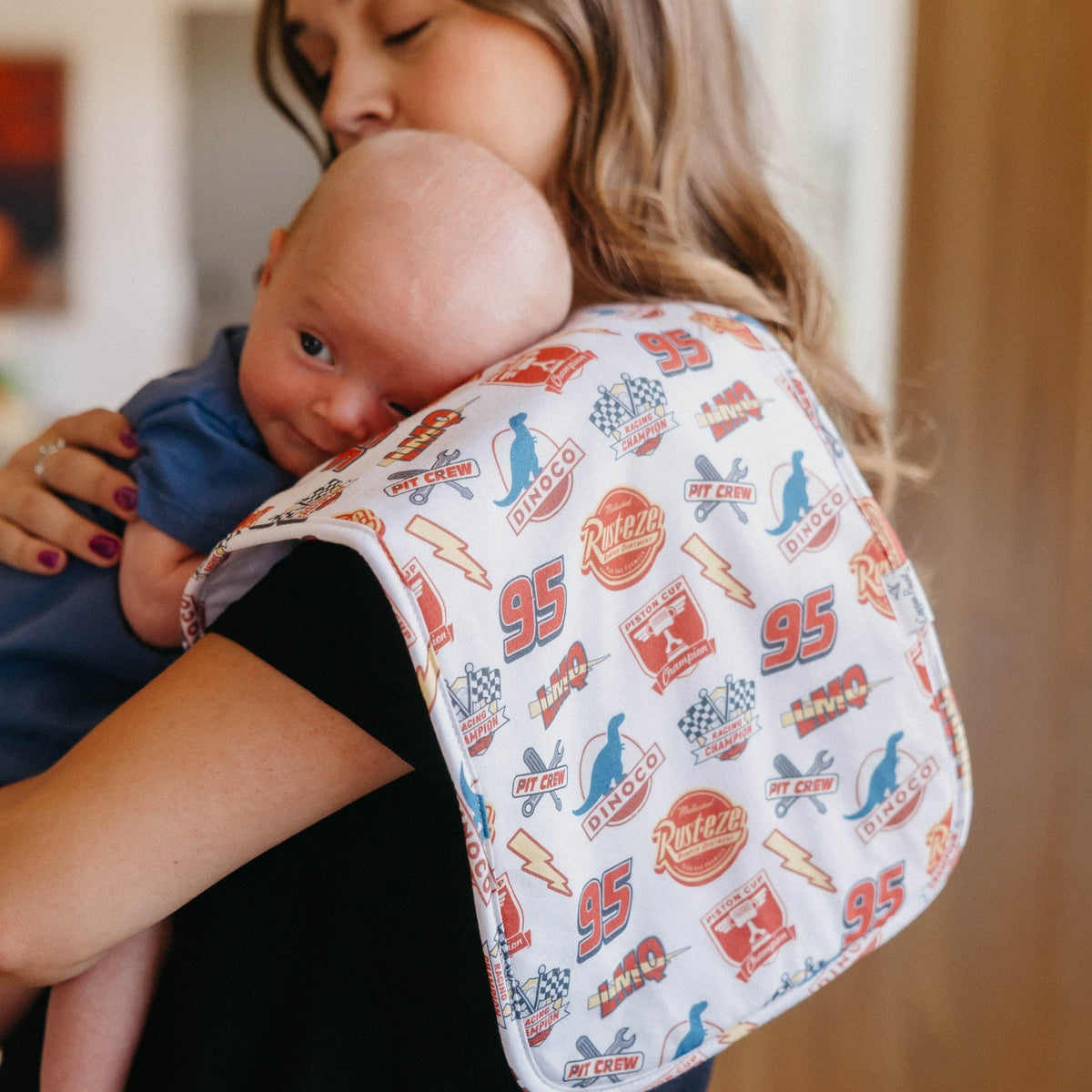 3 Pack Premium Burp Cloths - Disney Pixar Cars