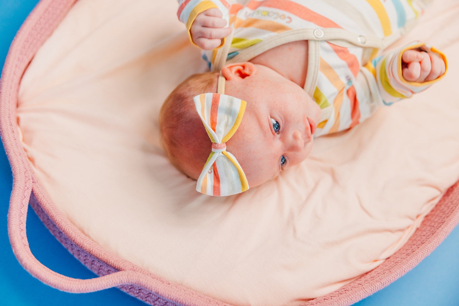 Bowtie Baby Bow - CoComelon Stripe