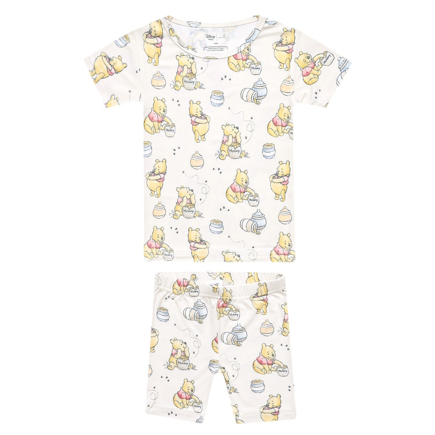 2pc Short Sleeve Pajama Set - Hunny