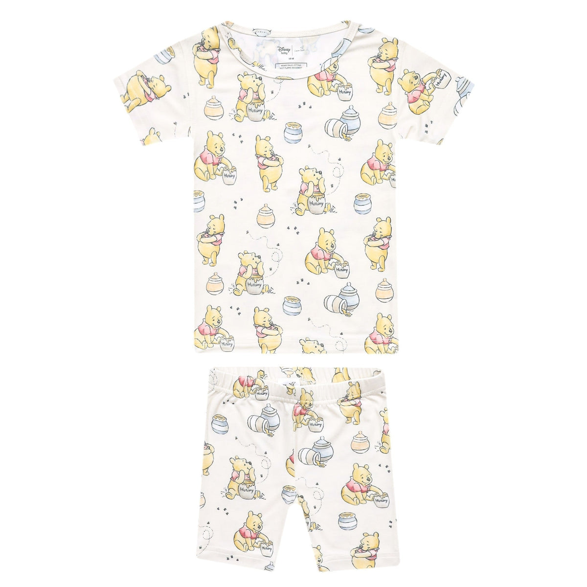 2pc Short Sleeve Pajama Set - Hunny